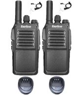 Set van 2 Inrico T526 IP54 4G LTE POC Zello Portofoons met beveiliging oortje OP=OP