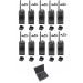 Set van 10  stuks Kenwood TK-3501 met koffer, D-shape oortje en laders
